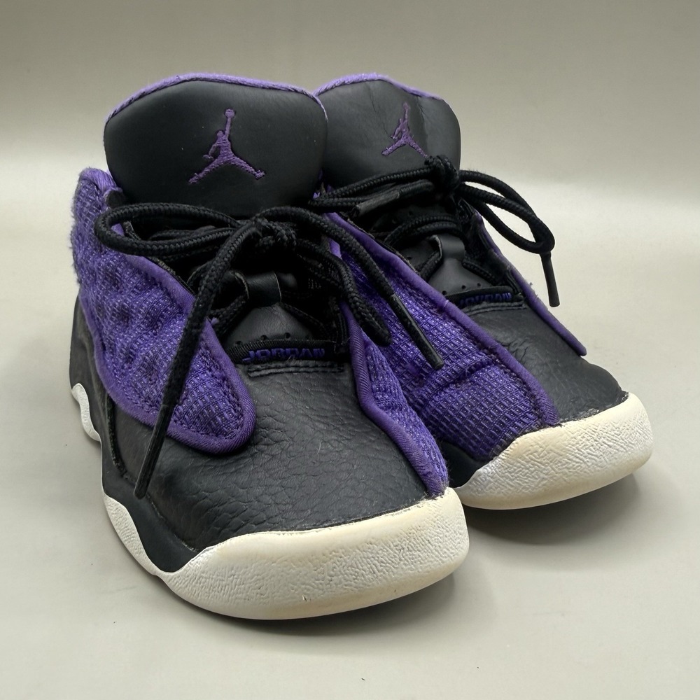Jordan Air Child FD4647-501 Children Kids Size 8C Purple High Top Sneakers